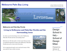 Tablet Screenshot of melbourne-palm-bay-living.com